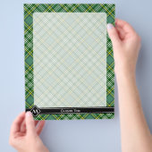 Prospectus 21,6 Cm X 24,94 Cm Clan Currie Tartan (main)