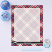 Prospectus 21,6 Cm X 24,94 Cm Clan MacFarlane robe Tartan (Simple)