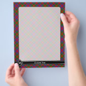 Prospectus 21,6 Cm X 24,94 Cm Clan MacGowan Tartan (main)