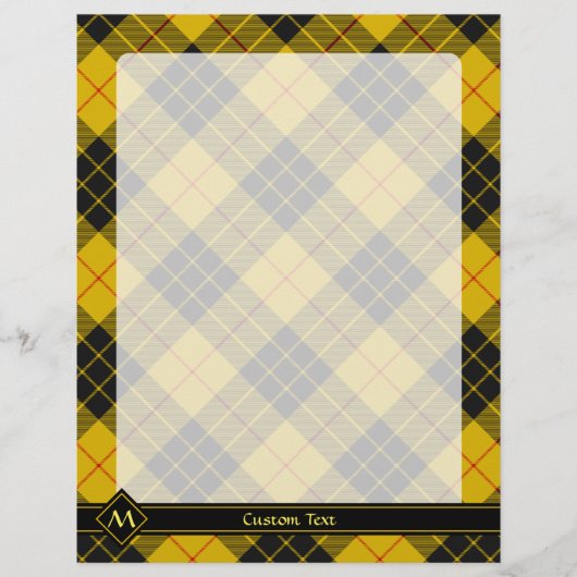 Prospectus 21,6 Cm X 24,94 Cm Clan Macleod de Lewis Tartan (Devant)