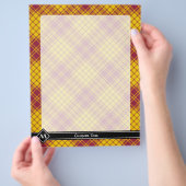 Prospectus 21,6 Cm X 24,94 Cm Clan MacMillan robe Tartan (main)