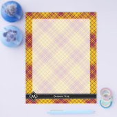 Prospectus 21,6 Cm X 24,94 Cm Clan MacMillan robe Tartan (Simple)