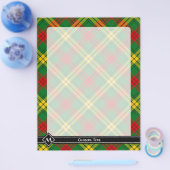 Prospectus 21,6 Cm X 24,94 Cm Clan MacMillan Tartan (Simple)