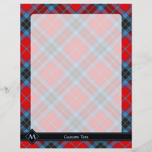 Prospectus 21,6 Cm X 24,94 Cm Clan MacTavish Tartan (Devant)