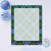 Prospectus 21,6 Cm X 24,94 Cm Clan Morrison Chasse Tartan Flyer (Simple)