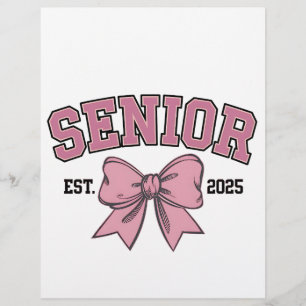 Prospectus 21,6 Cm X 24,94 Cm Classe Coquette Senior 2025 de 2025 de vaches rose