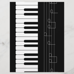 Prospectus 21,6 Cm X 24,94 Cm Clavier pour piano