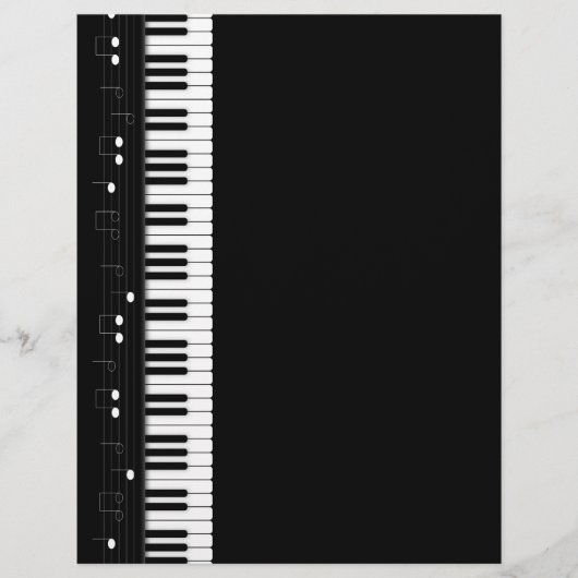 Prospectus 21,6 Cm X 24,94 Cm Clavier pour piano (Devant)