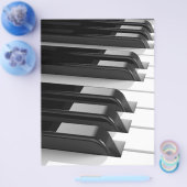 Prospectus 21,6 Cm X 24,94 Cm Clavier pour piano (Simple)