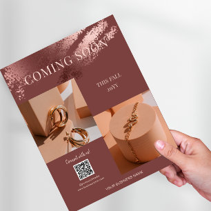 Prospectus 21,6 Cm X 24,94 Cm Code QR Promo Entreprise Photos Prochainement