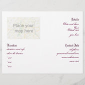 Prospectus 21,6 Cm X 24,94 Cm Coeur gothique pourpre 001 (Dos)