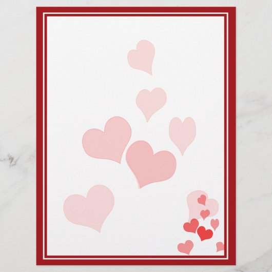 Prospectus 21,6 Cm X 24,94 Cm Coeurs au milieu (Devant)