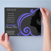 Prospectus 21,6 Cm X 24,94 Cm Coiffeur (bleu ardoise clair) (main)