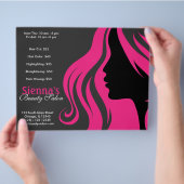 Prospectus 21,6 Cm X 24,94 Cm Coiffeur (rose profond) (main)