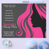 Prospectus 21,6 Cm X 24,94 Cm Coiffeur (rose profond) (Simple)