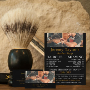 Prospectus 21,6 Cm X 24,94 Cm Coiffeuse tendance, Barbiers hommes publicité