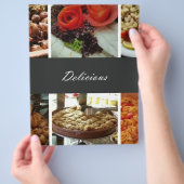 Prospectus 21,6 Cm X 24,94 Cm Collage de nourriture (main)