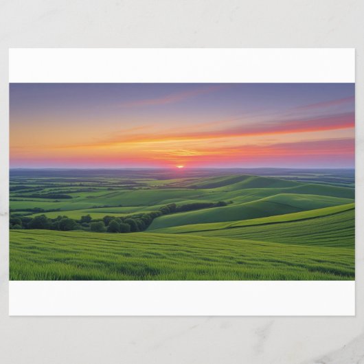Prospectus 21,6 Cm X 24,94 Cm Collines ondoyantes (Devant)