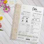 Prospectus 21,6 Cm X 24,94 Cm Commande de gâteau Boulangerie Petite entreprise M<br><div class="desc">Élevez votre entreprise de boulangerie avec notre modèle élégant et personnalisable, avec des icônes de boulangerie dorée sur un arrière - plan beige sophistiqué. Ce modèle vous aide à suivre et à gérer efficacement vos commandes de boulangerie, à estimer les méthodes de paiement (argent comptant ou électronique), à définir les...</div>