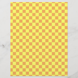 Prospectus 21,6 Cm X 24,94 Cm Conception de damier rétro lumineuse