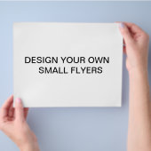 Prospectus 21,6 Cm X 24,94 Cm Concevez vos propres petits Flyers (main)