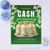 Prospectus 21,6 Cm X 24,94 Cm Concours de don d'argent en baisse (Simple)