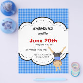 Prospectus 21,6 Cm X 24,94 Cm Concours de gymnastique (Simple)