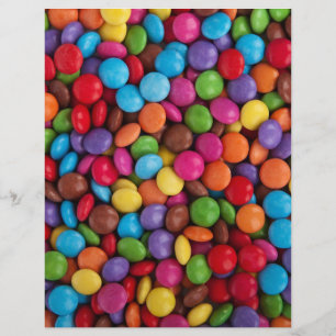 Prospectus 21,6 Cm X 24,94 Cm Confiserie au Chocolat Coloré