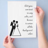 Prospectus 21,6 Cm X 24,94 Cm Connexion Int pour mariée et mariée (main)