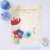 Prospectus 21,6 Cm X 24,94 Cm Conseil en art thérapie (Simple)