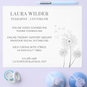 Prospectus 21,6 Cm X 24,94 Cm Conseiller Thérapiste en ligne (Simple)