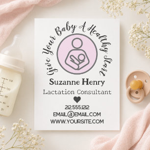 Prospectus 21,6 Cm X 24,94 Cm Consultant en lactation Allaitement Leche Bébé