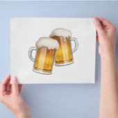 Prospectus 21,6 Cm X 24,94 Cm Contrebande de bière - Emoji (main)