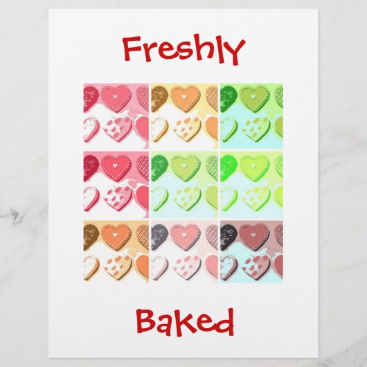 Prospectus 21,6 Cm X 24,94 Cm Cookies de la Saint Valentin (Devant)