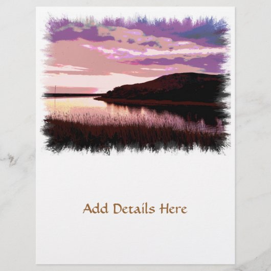 PROSPECTUS 21,6 CM X 24,94 CM COUCHER DE SOLEIL (Devant)