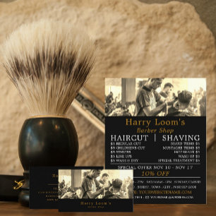 Prospectus 21,6 Cm X 24,94 Cm Coupe de cheveux, publicité pour barbiers hommes