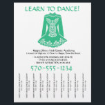 Prospectus 21,6 Cm X 24,94 Cm Cours de danse irlandaise Cours de déchirage des b<br><div class="desc">Faites la promotion de vos cours de danse irlandaise ou de cours de danse avec ce flyer captivant. Il présente une illustration de la robe d'une danseuse irlandaise en vert kelly. Ce prospectus est prêt à être customisé avec votre nom d'entreprise, votre numéro de téléphone et d'autres détails. Il est...</div>