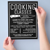 Prospectus 21,6 Cm X 24,94 Cm Couteau Blanc, Gourmet, Cuisines Classes Publicité (main)