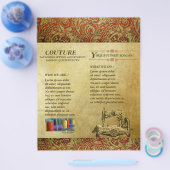 Prospectus 21,6 Cm X 24,94 Cm COUTURE - Circulaire (Simple)