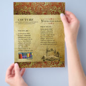 Prospectus 21,6 Cm X 24,94 Cm COUTURE - Circulaire (main)