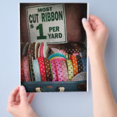 Prospectus 21,6 Cm X 24,94 Cm Couture - Ruban par la cour (main)