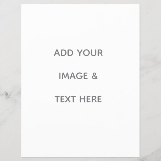 Prospectus 21,6 Cm X 24,94 Cm Create Your Own white  (Devant)