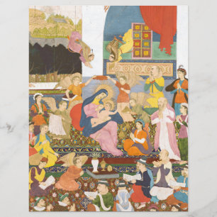 Prospectus 21,6 Cm X 24,94 Cm Crèche à l'indienne