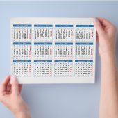 Prospectus 21,6 Cm X 24,94 Cm Créez votre propre calendrier 2022 (main)