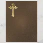 Prospectus 21,6 Cm X 24,94 Cm Croix chrétienne (Devant)