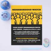 Prospectus 21,6 Cm X 24,94 Cm Crowd Design, NeighborWatch Community Advert (Simple)