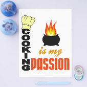 Prospectus 21,6 Cm X 24,94 Cm Cuisine Est Mon Flyer De Passion (Simple)