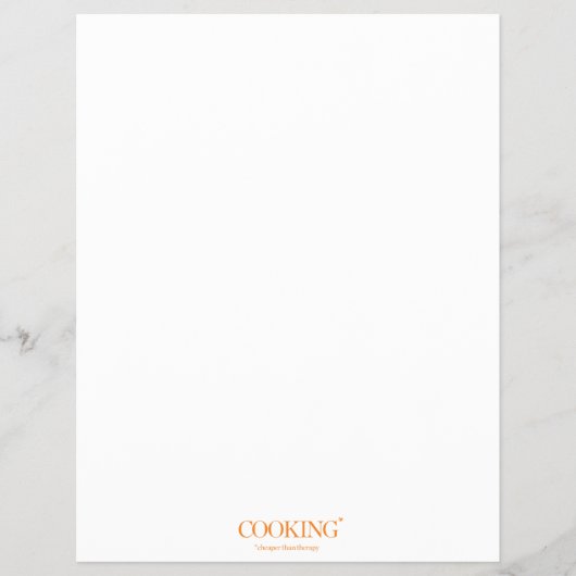 Prospectus 21,6 Cm X 24,94 Cm Cuisine moins chère que la thérapie (Devant)