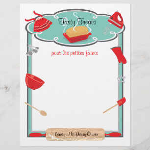 Prospectus 21,6 Cm X 24,94 Cm Cuisson et pâtisserie rétro En-tête de lettre Flye