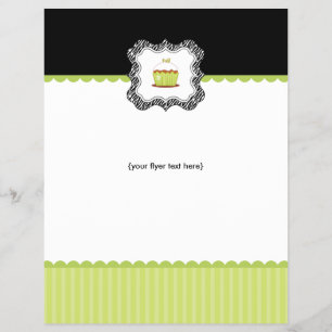 Prospectus 21,6 Cm X 24,94 Cm Cupcake Shop ou Bakery Business Flyers